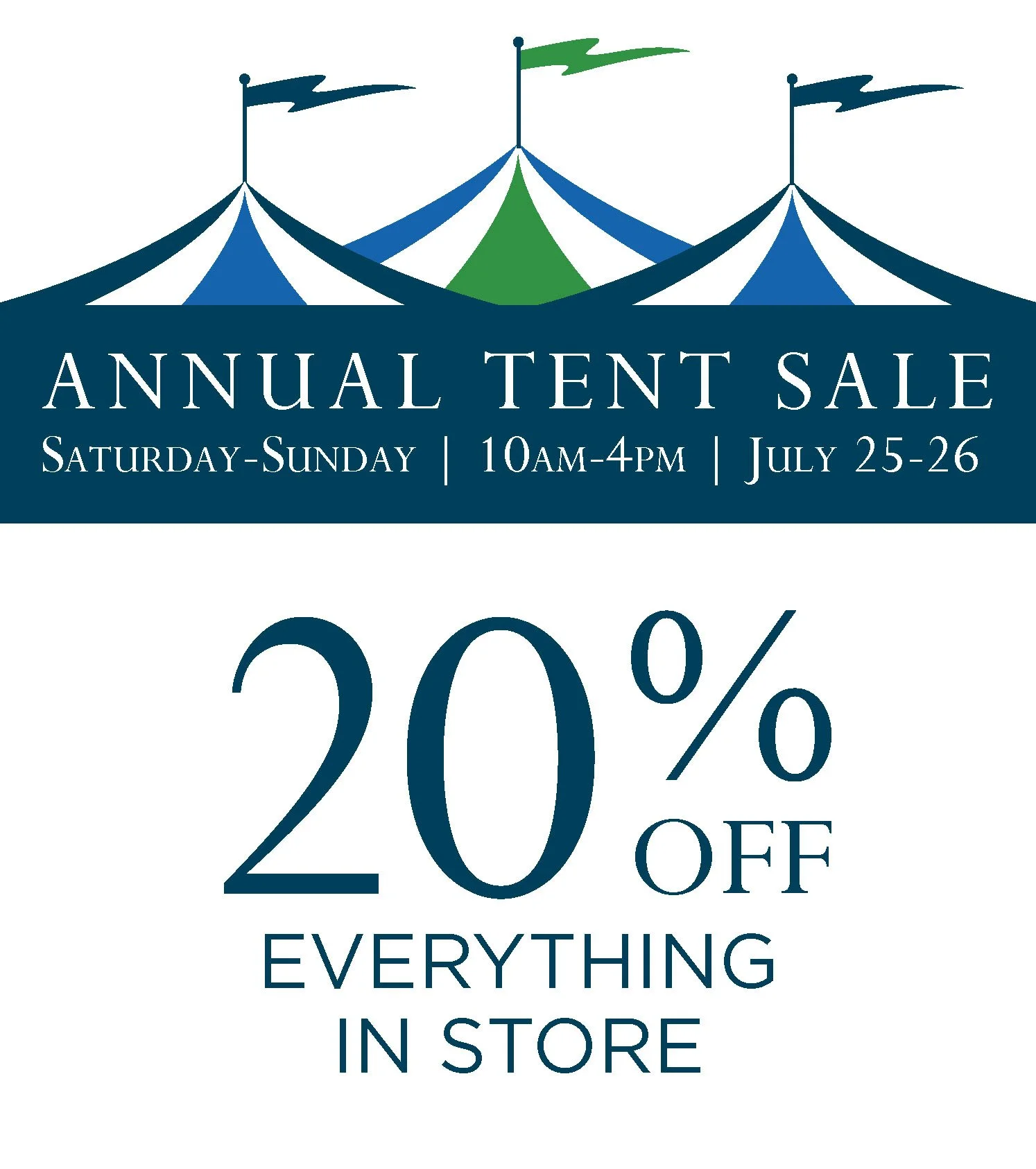 Save 20% OFF Everything in Store