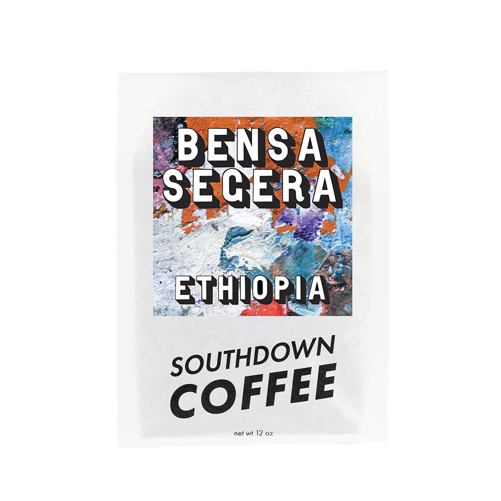 Bensa Segera from Ethiopia, roasted fresh by Southdown Coffee on Long Island, New York