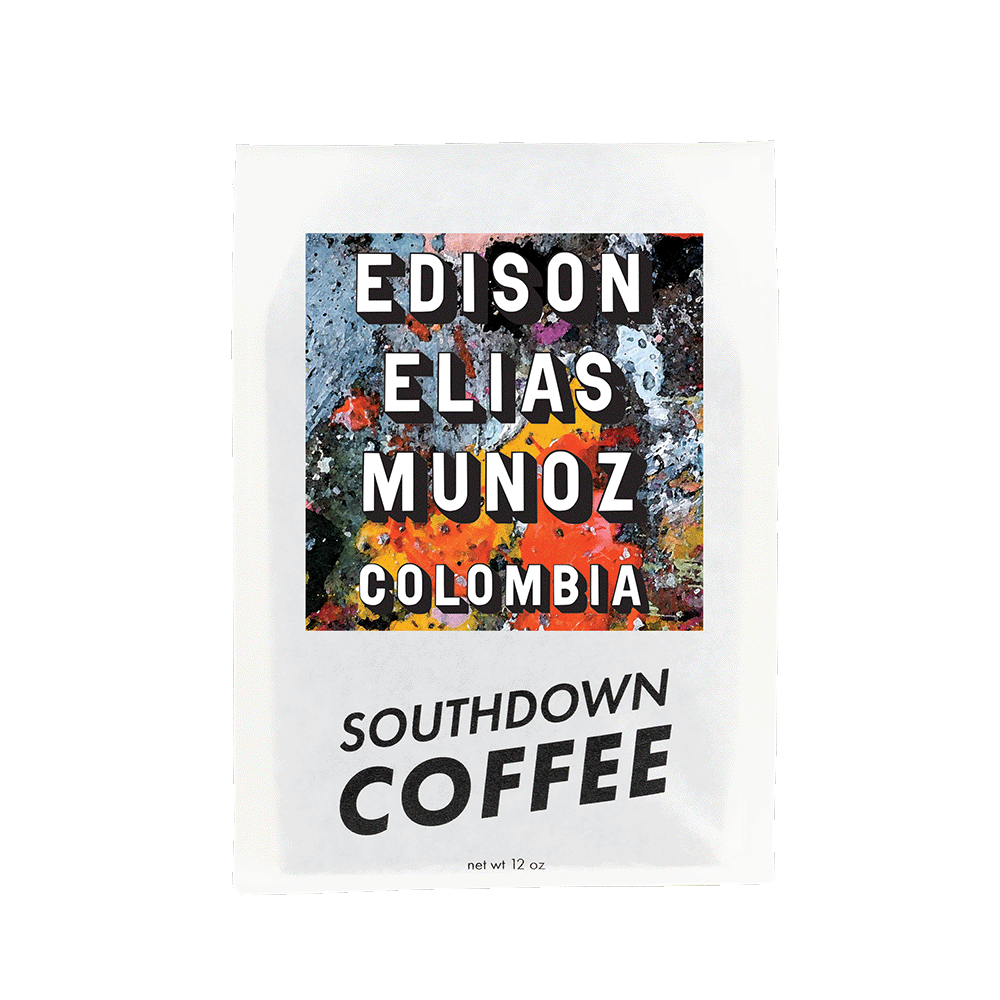 Colombian coffee from Edison Elías Muñoz, Colombia roasted by Southdown Coffee