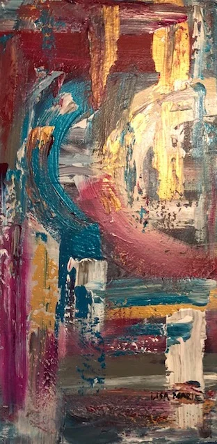 "Untitled" 24"x12" Acrylic on Canvas