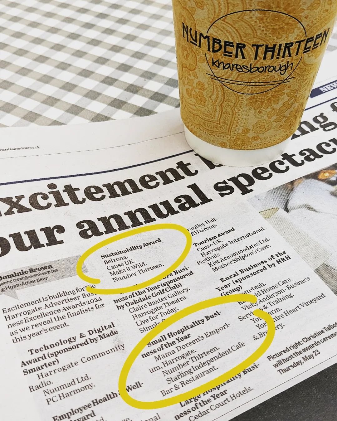 Did you spot us in the Knaresborough Post today? 

The finalists for the @harrogateadvertiser Excellence in Business Awards were officially announced in today's paper, ahead of the awards in 3 weeks time!