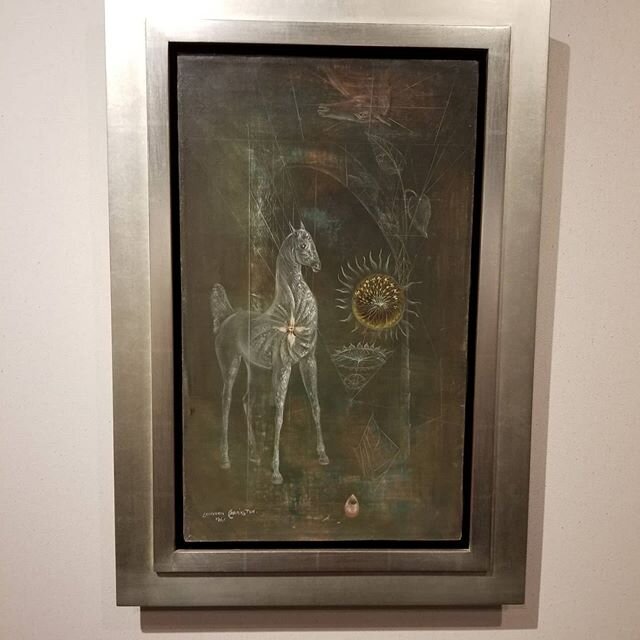 Leonora Carrington and Remedios Varo at @gallerywendinorris at the ADAA Show is a real treat. The artists' interest in the occult and their practice in Mexico is a delight, playing on mystery and symbology. Worth a trip before the fair comes down.
