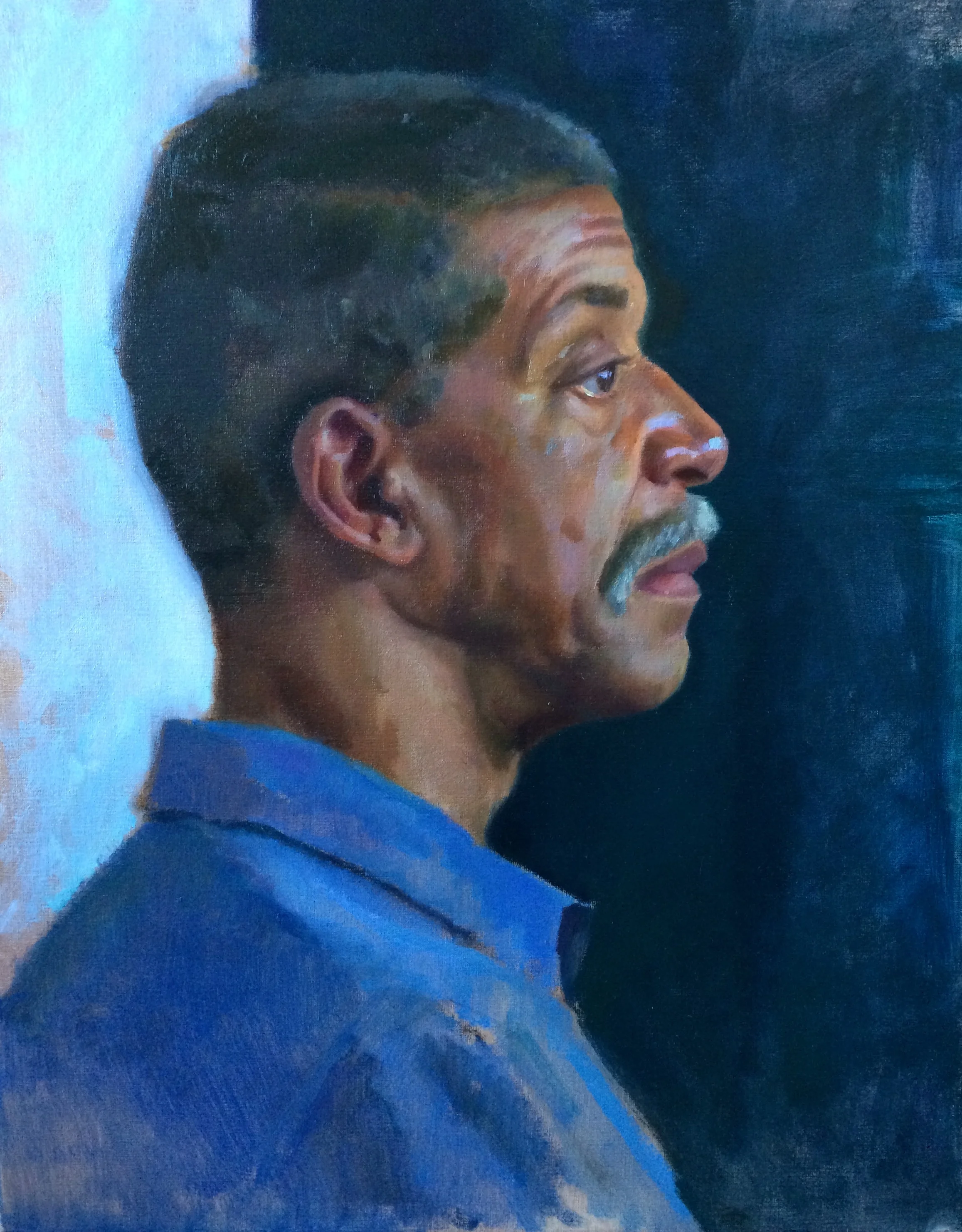 Dan, Oil on Linen, 20 x 16 inches