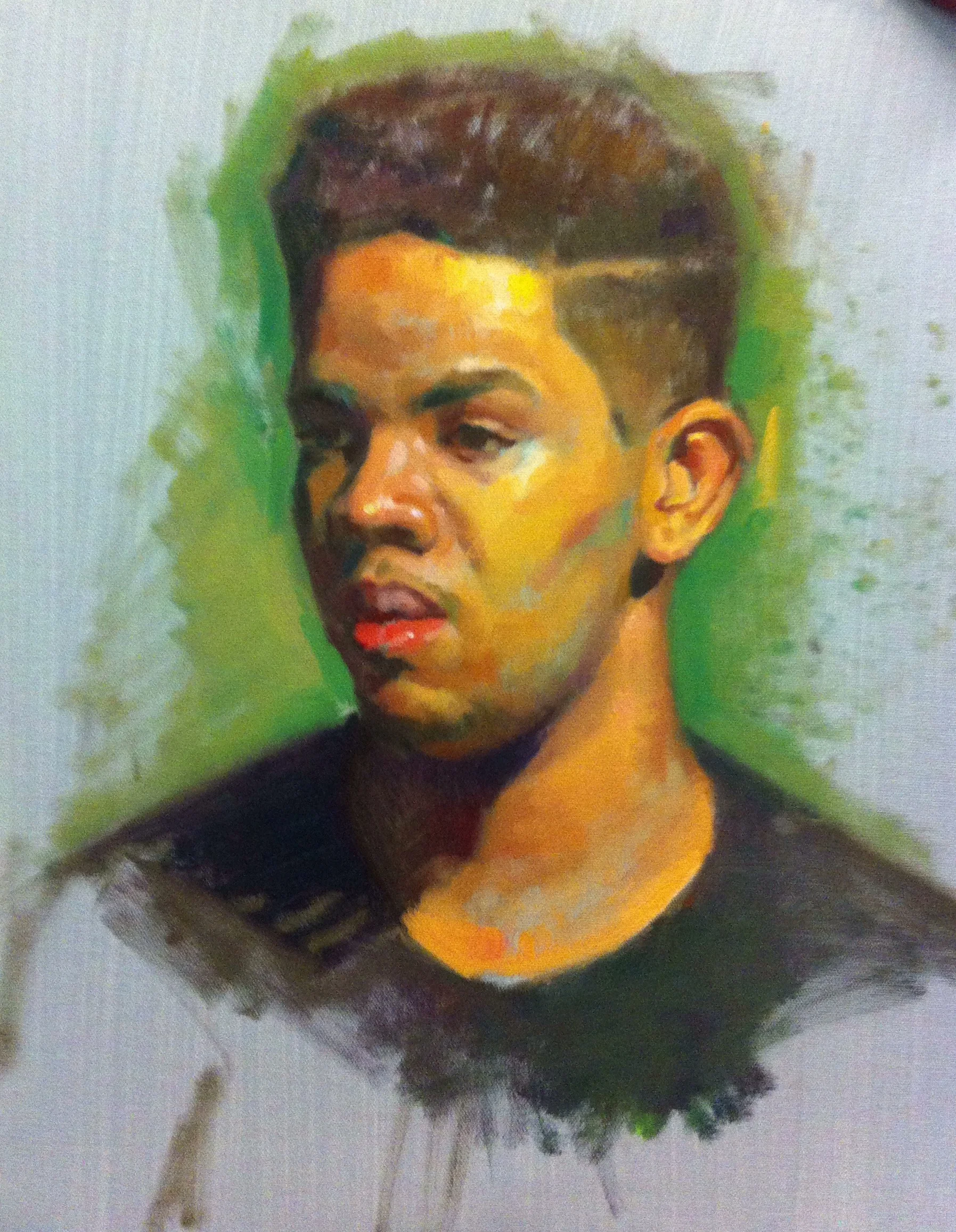4 hour Alla Prima painting, 20 x 16 inches
