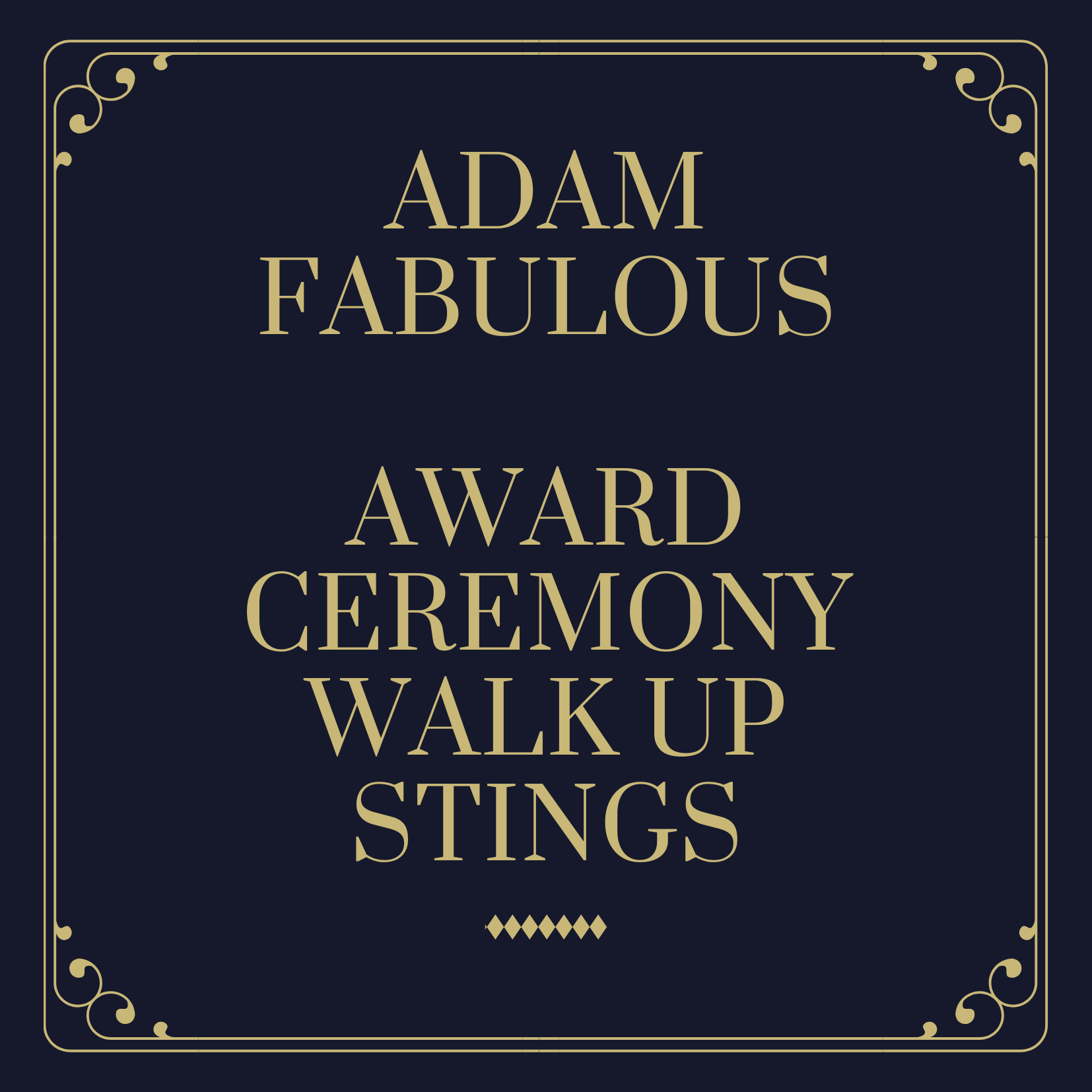 Buy Walk Up Stings for Award Ceremonies Award Ceremony Music Adam