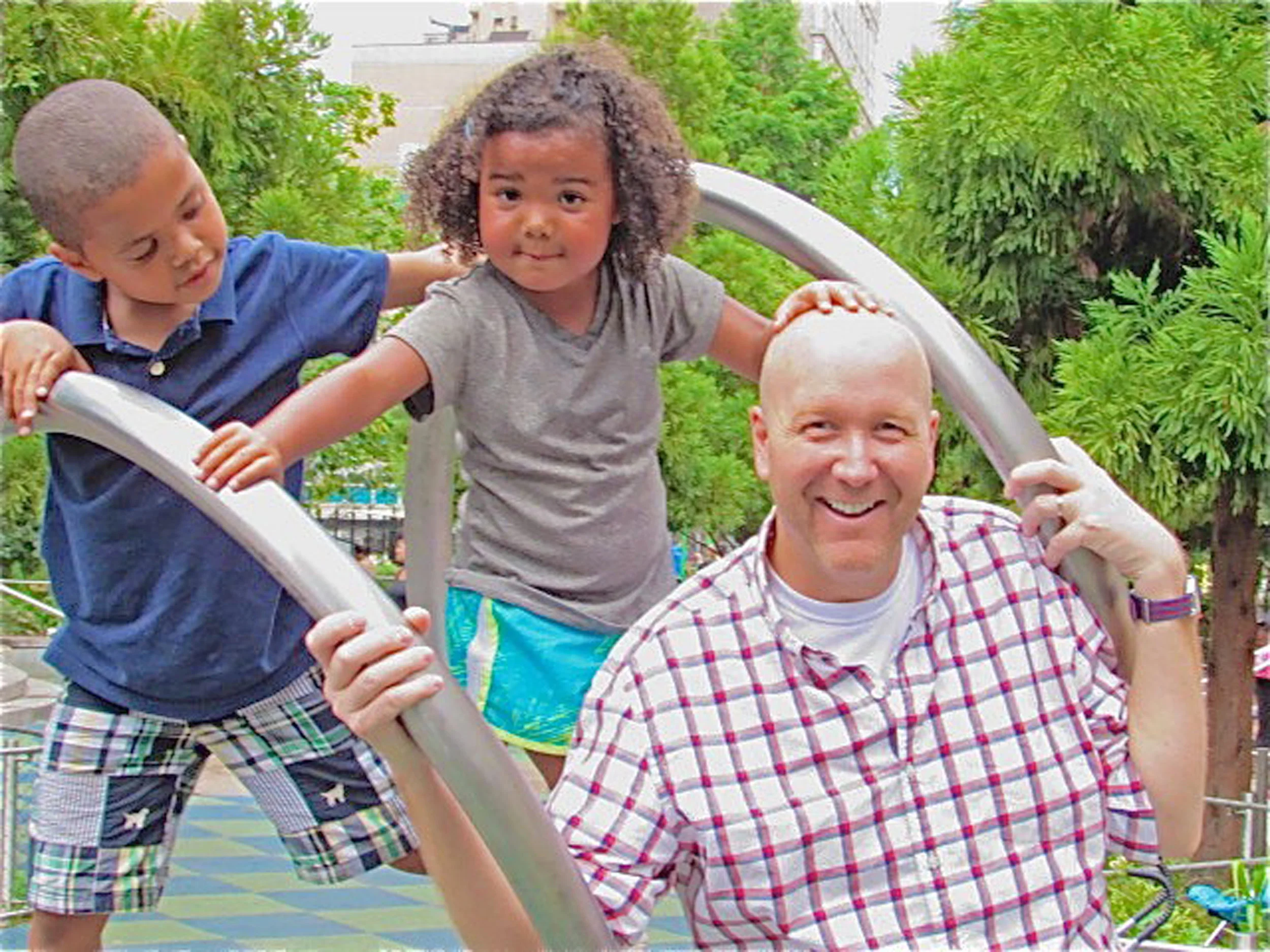 Fun at the park with our friend’s kids, Kaleb and Marley