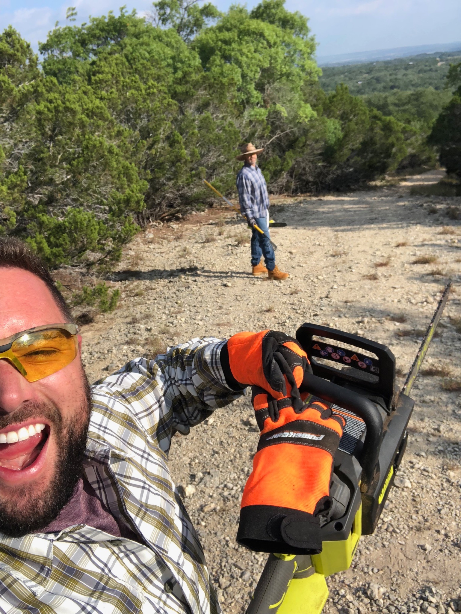  Working on our ranch 