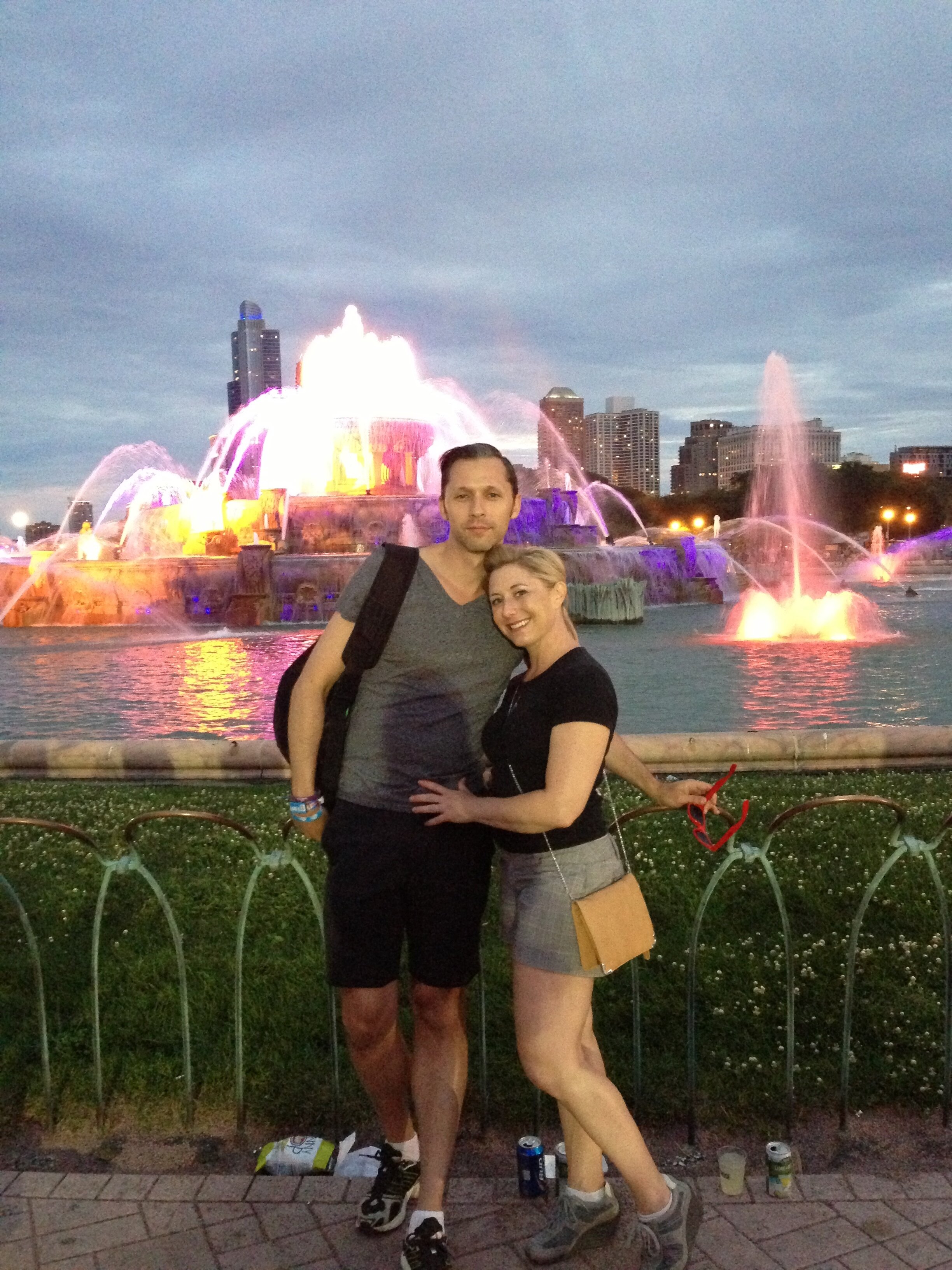 Buckingham Fountain during Lollapalooza.JPG