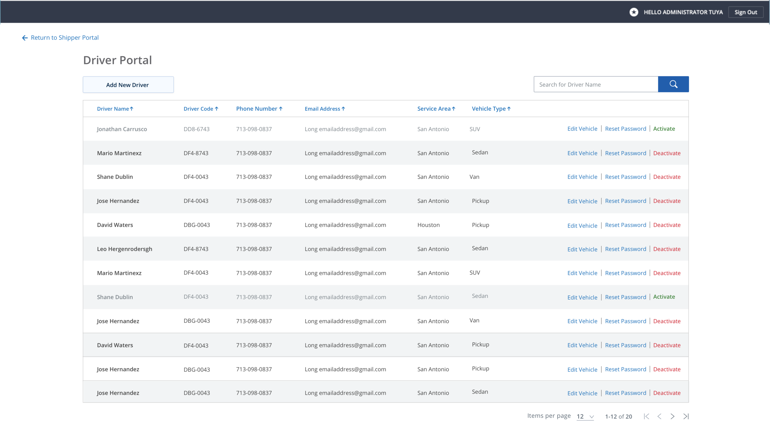 Driver Portal - Activate driver View.png