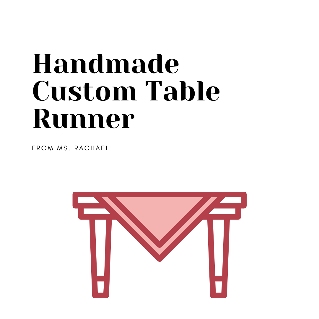 Homemade Handwoven Custom Table Runner