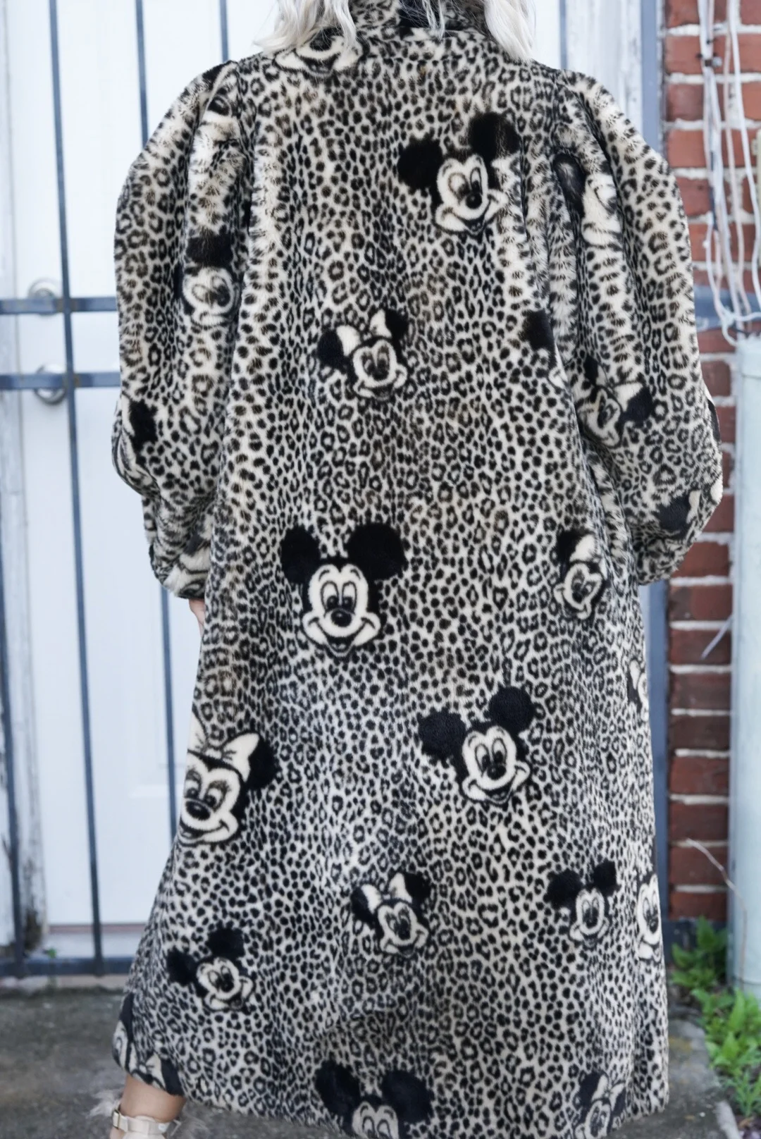 mickey mouse fur coat