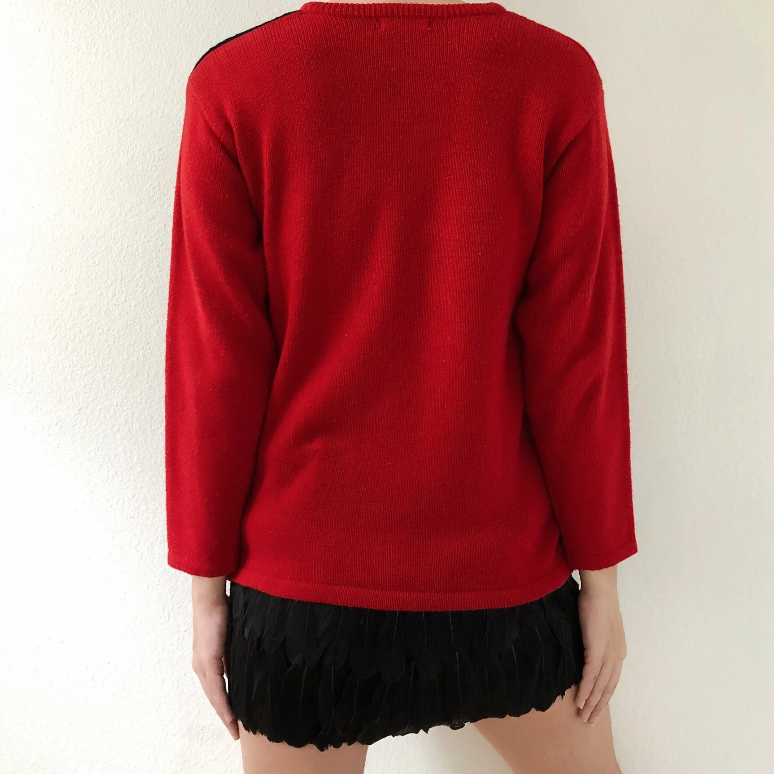 Vintage Disney Mickey Mouse Red \u0026 Black 