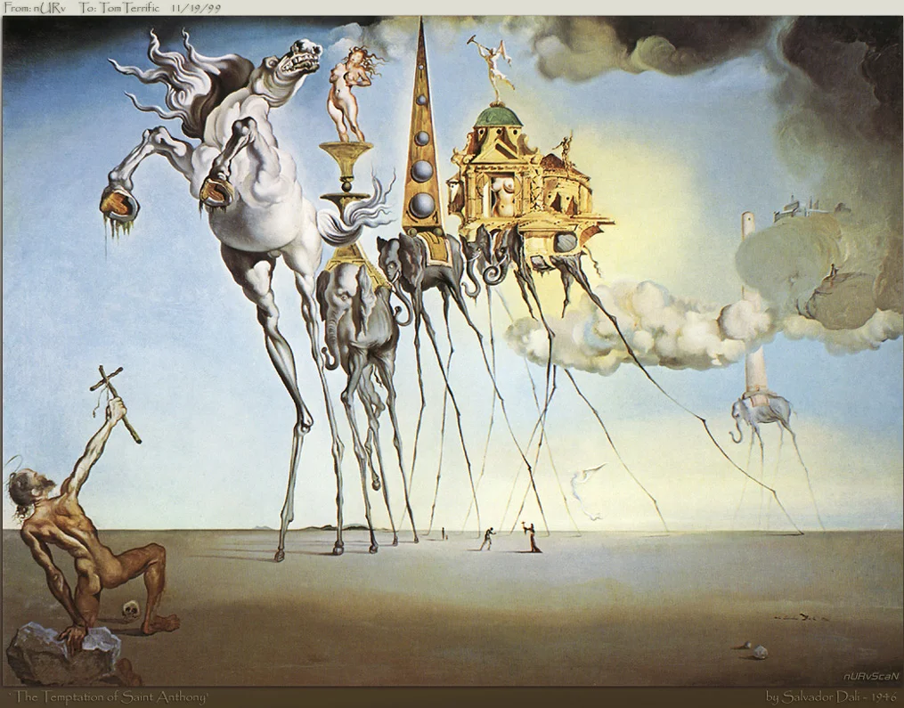 Schilderij van Salvador Dali
