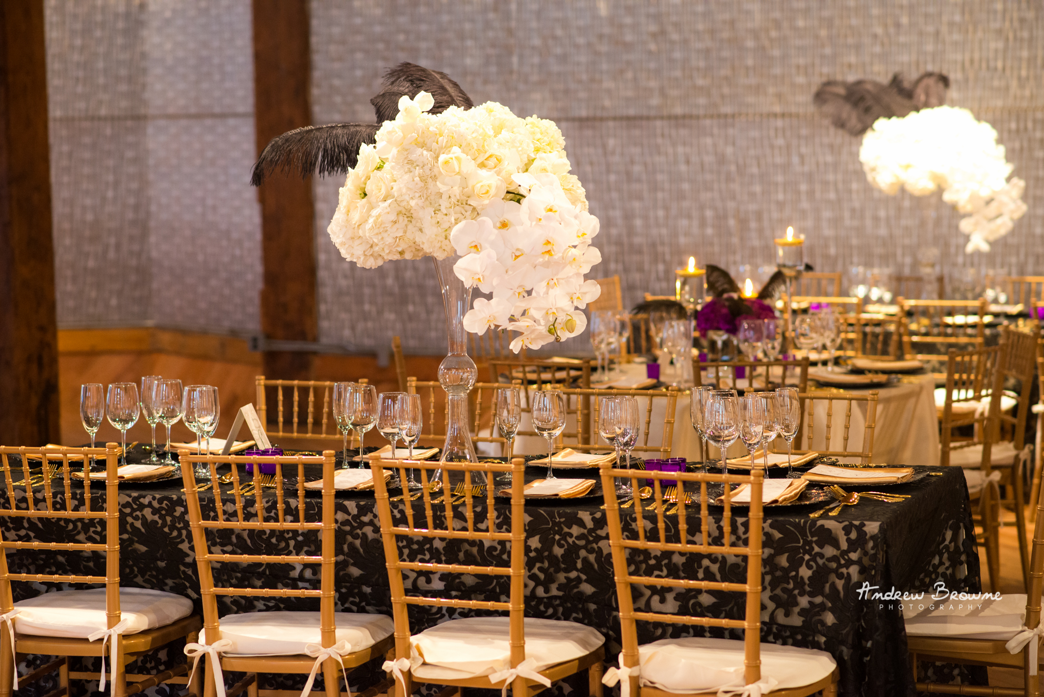 White Wedding Centerpiece with feathers (2).jpg