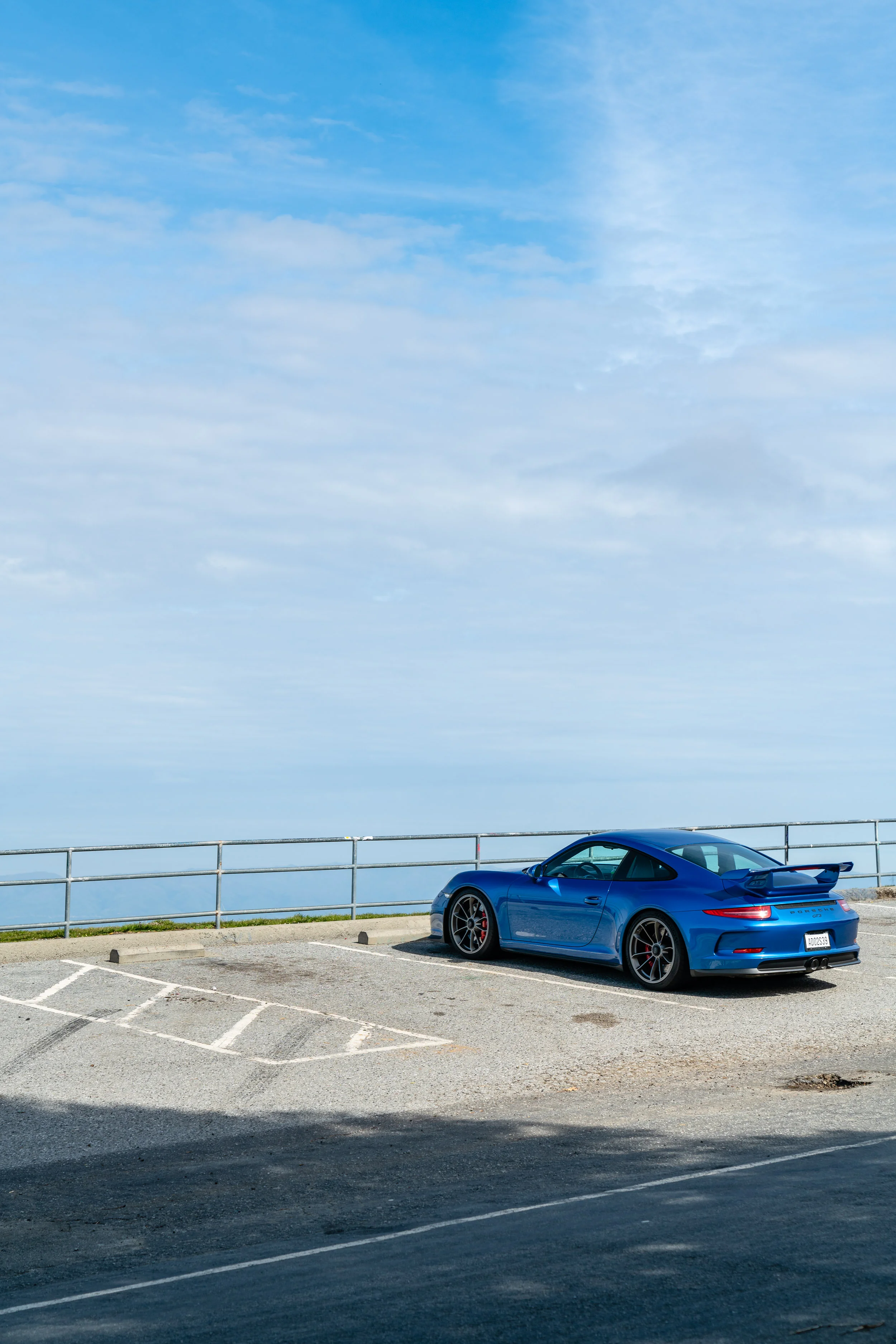 Highway 35 Vista Point. San Mateo, California.