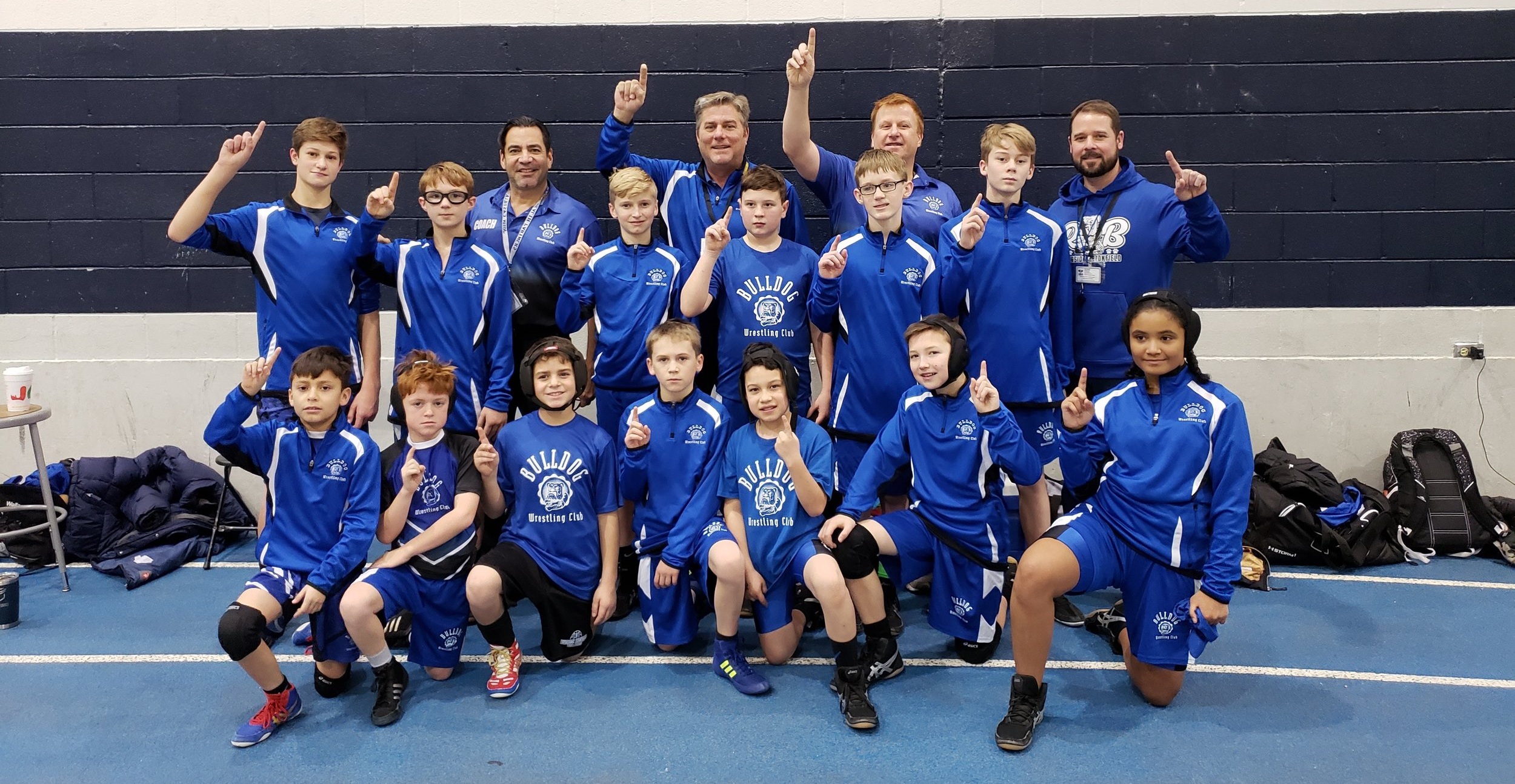 The 2018-19 Competitive Team at the Downers Grove Tournament
