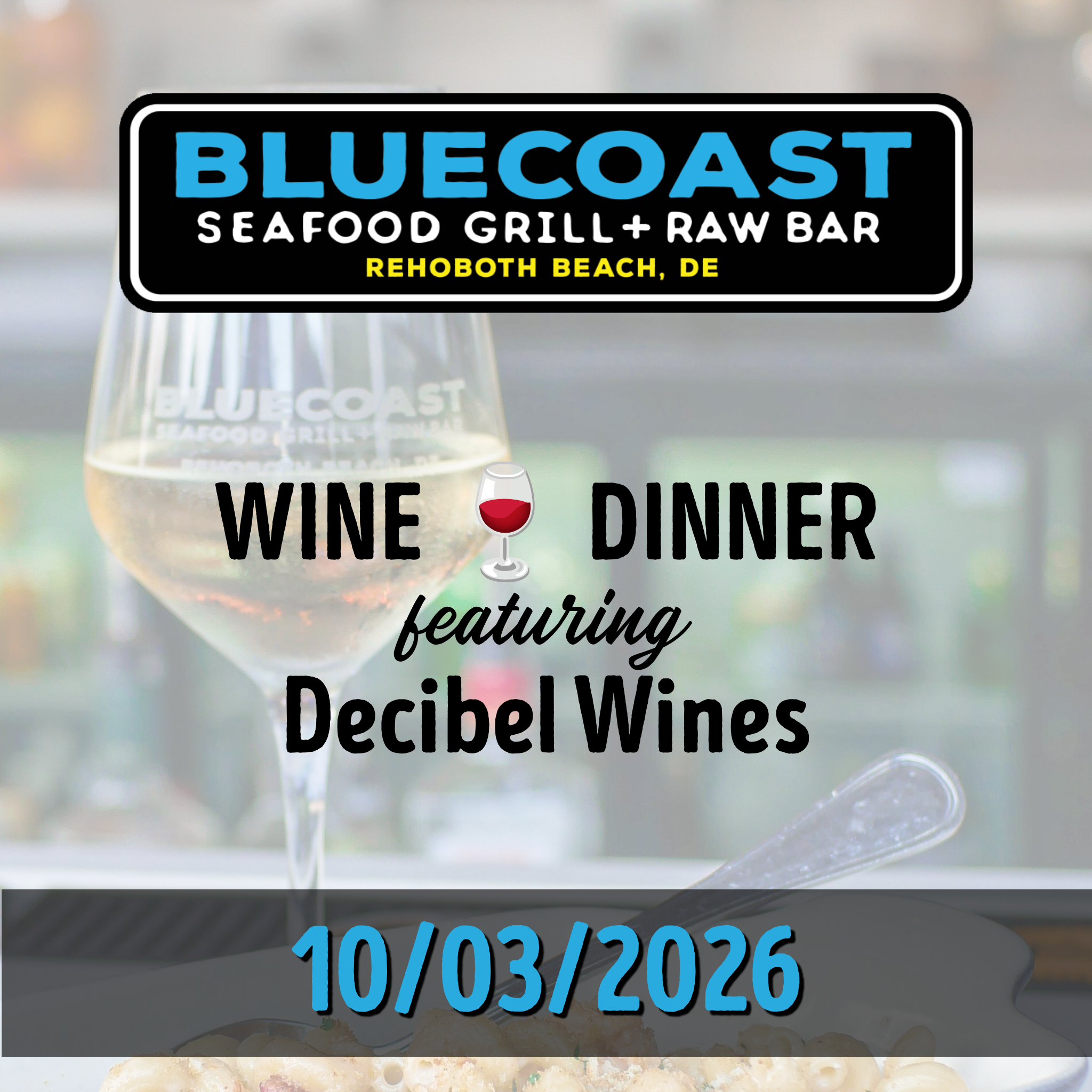 Wine Dinner 🍷 Decibel Wines