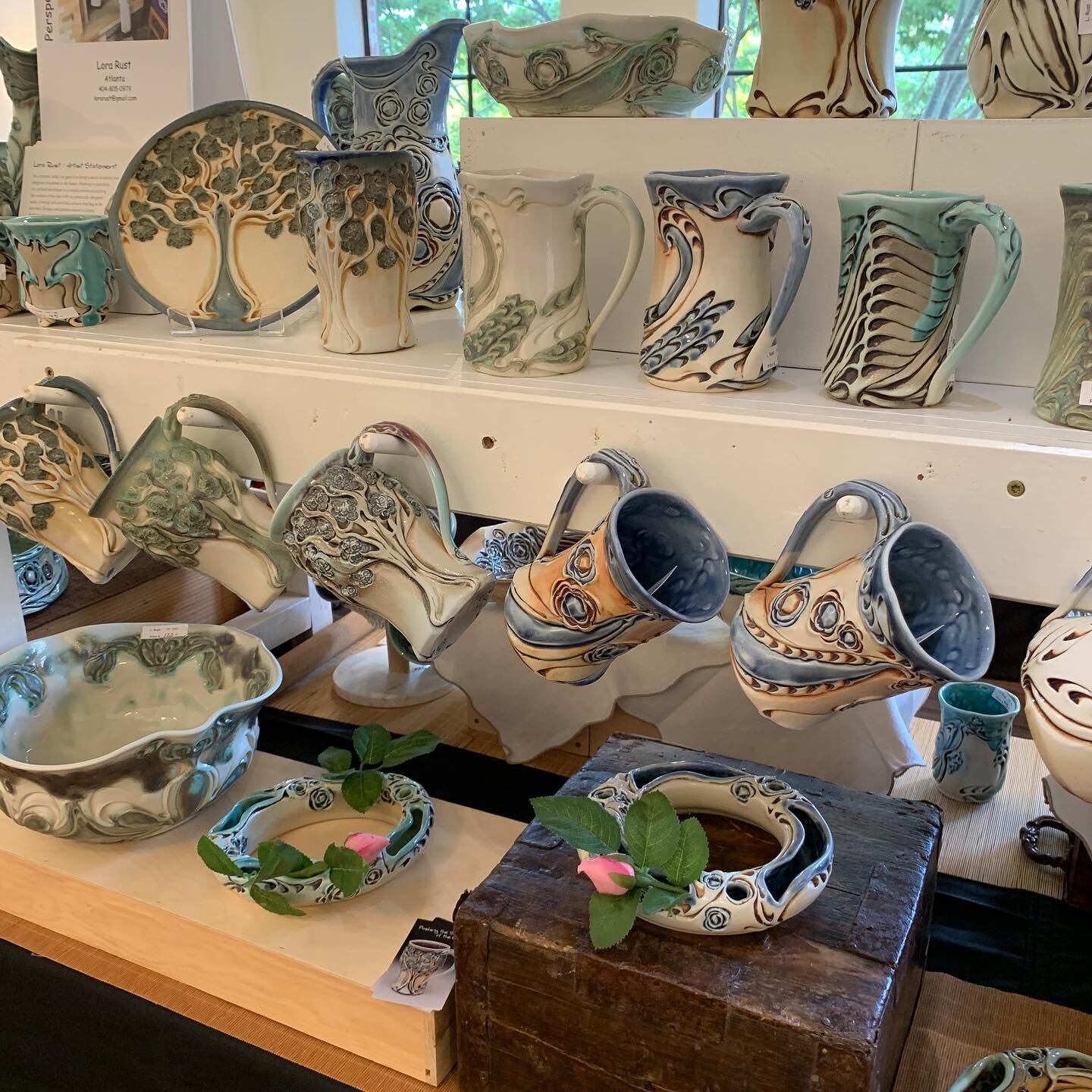 Perspectives: GA Pottery Invitational begins today through Sept. 12. Open daily 10a-5p @ocafgalleries Watkinsville, GA. Lovely new pieces just out of the kiln!