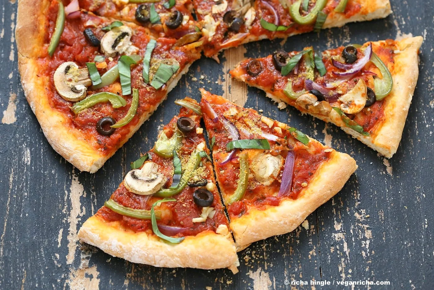 Veggie Delight Mushrooms, onion, green pepper, tomato, mild peppers, provolone/mozzarella blend