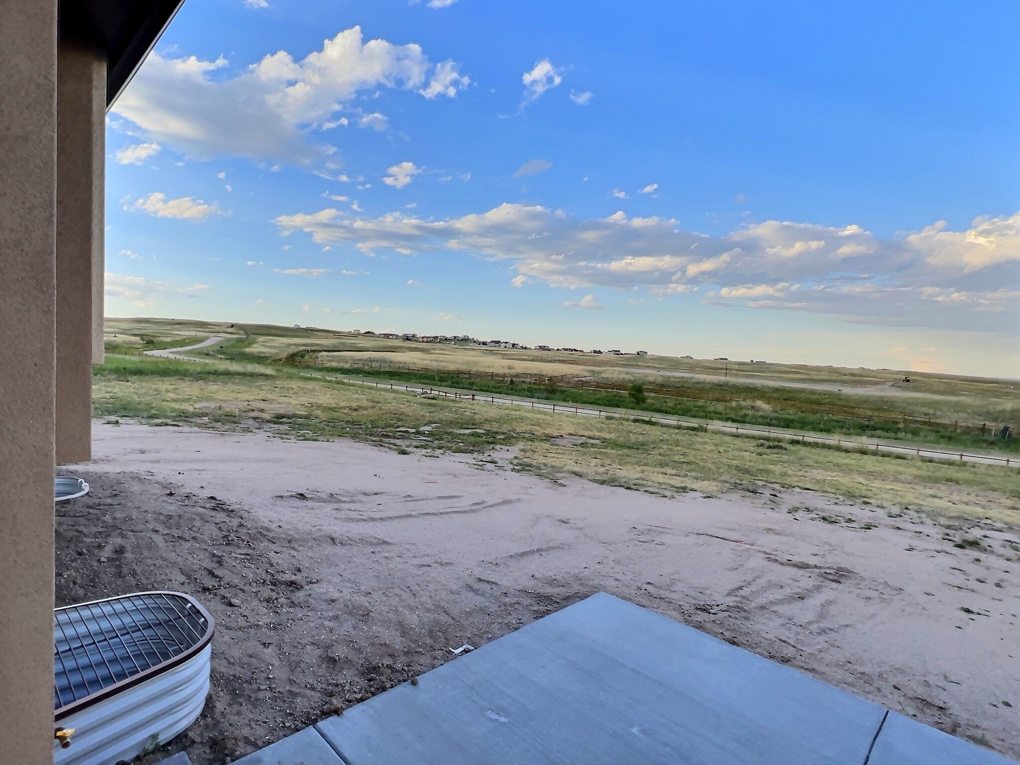 View to NE from back patio