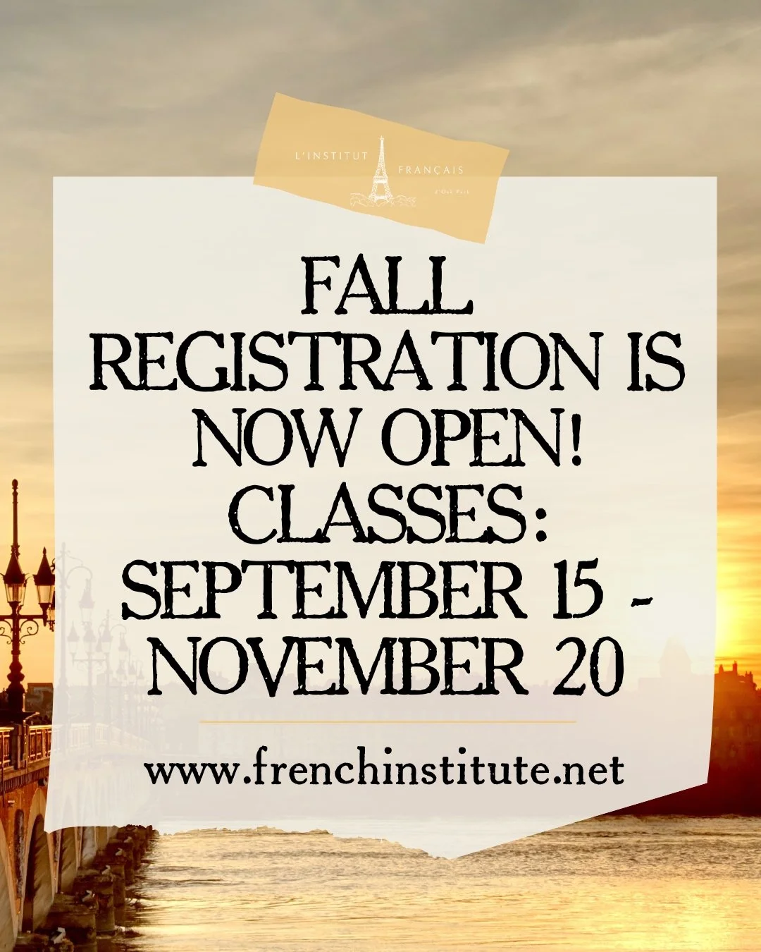 Fall 2025 Classes Begin This Week