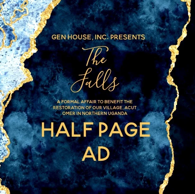 Advertisements for small businesses included in our event’s program as a half-page ad