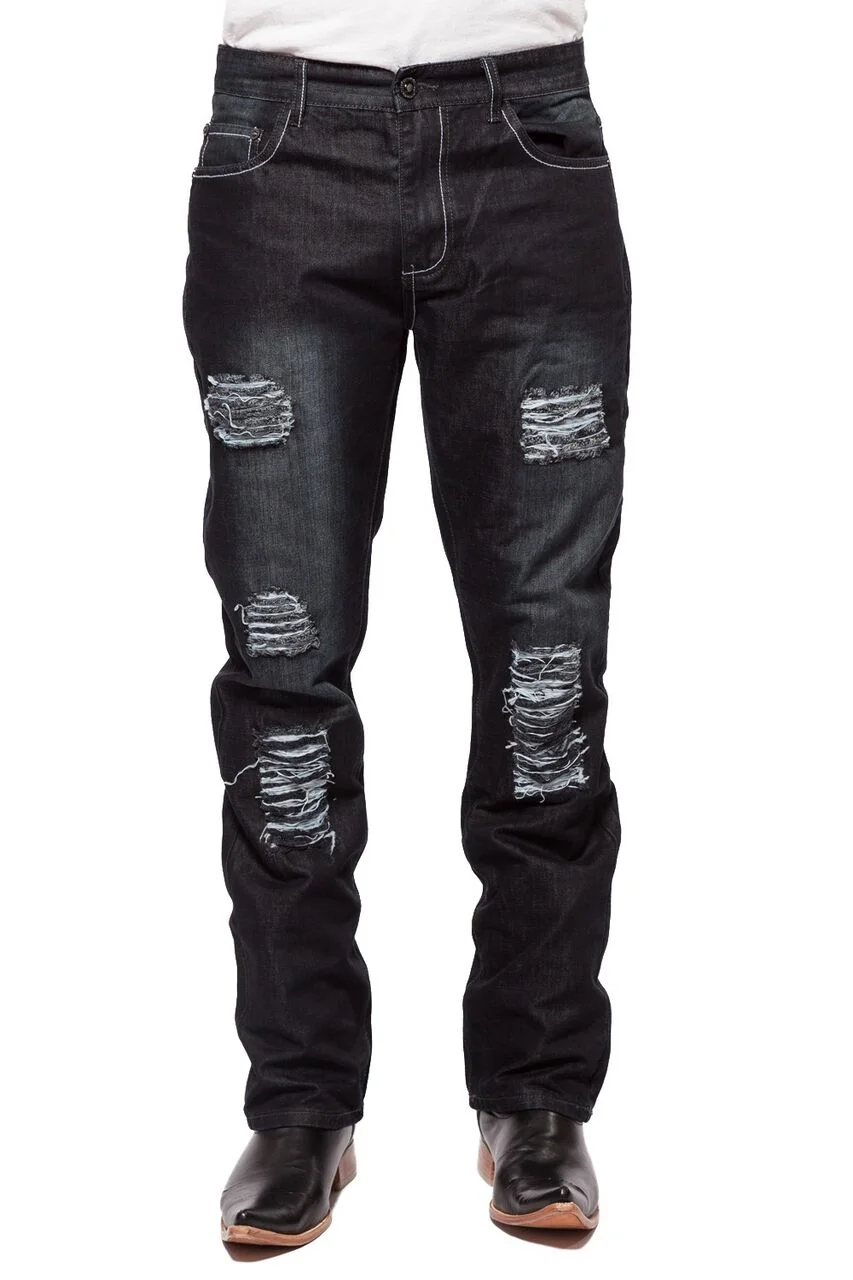 black jeans with diamonds