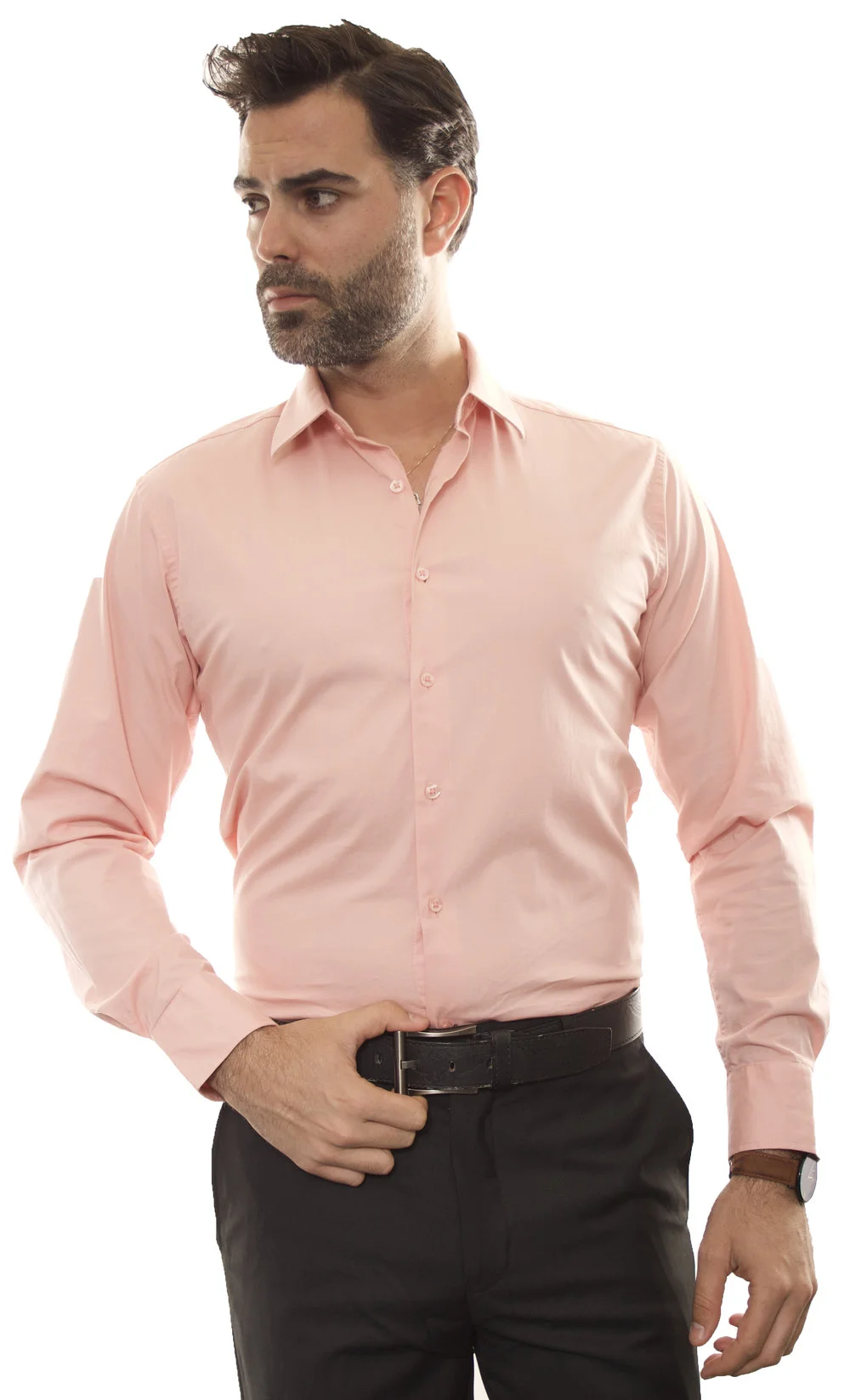 mens vintage dress shirts Antique Collarless Dress Shirt | L