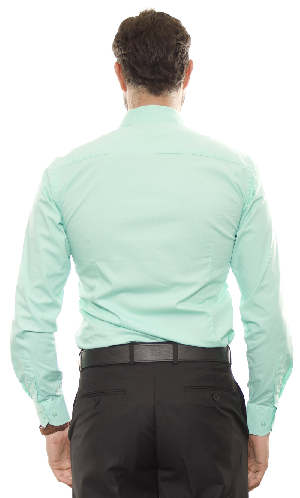 New Fashion Dress Shirt (Mint-Lime Green)  Ace of Diamond