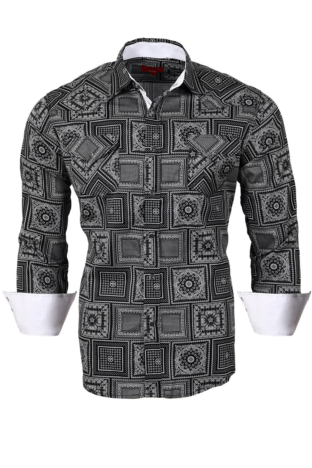 Printed Shirt 435 Black White