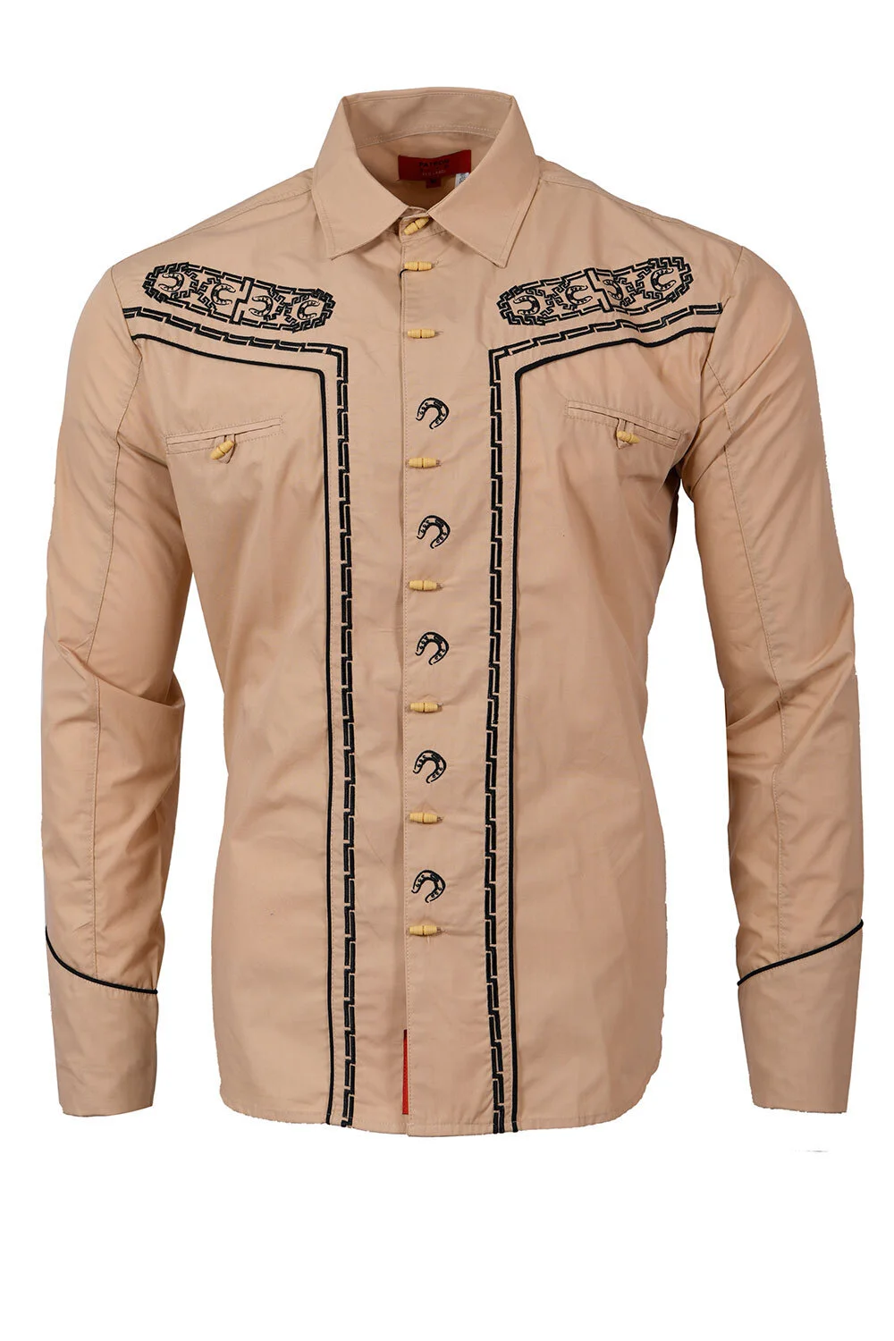 Men's Western Shirt 04475 Khaki