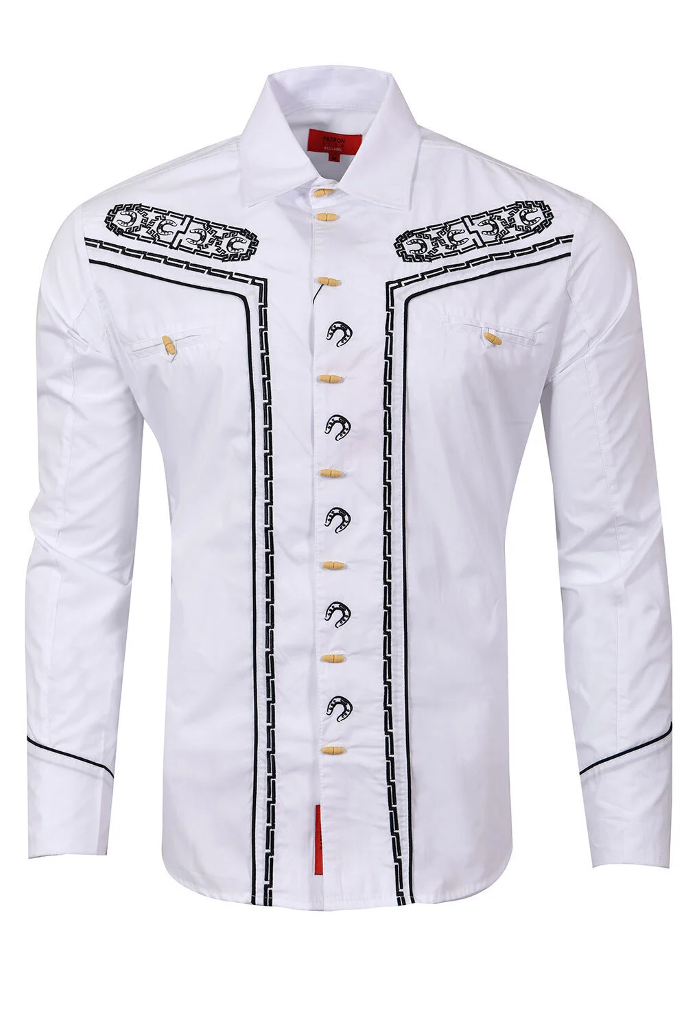 Men's Western Shirt 04475 White