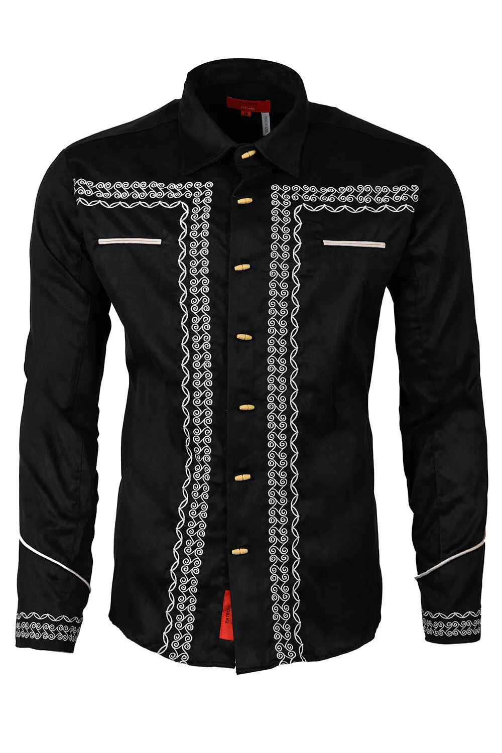 Men's Western Shirt 04480 Black
