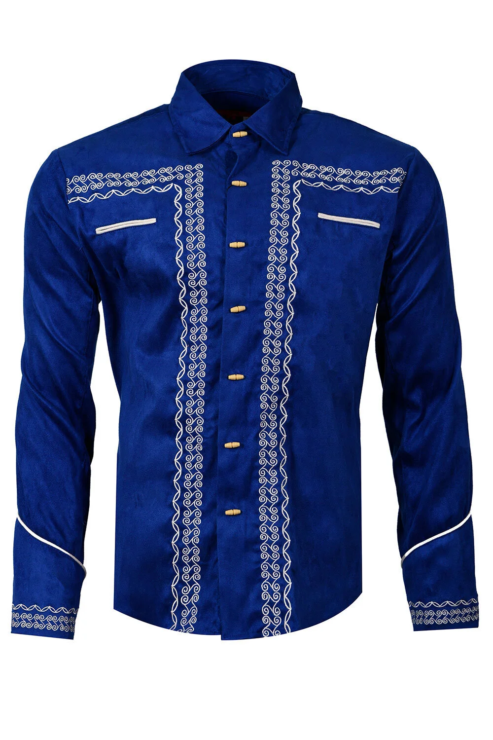 Men's Western Shirt 04480 Royal