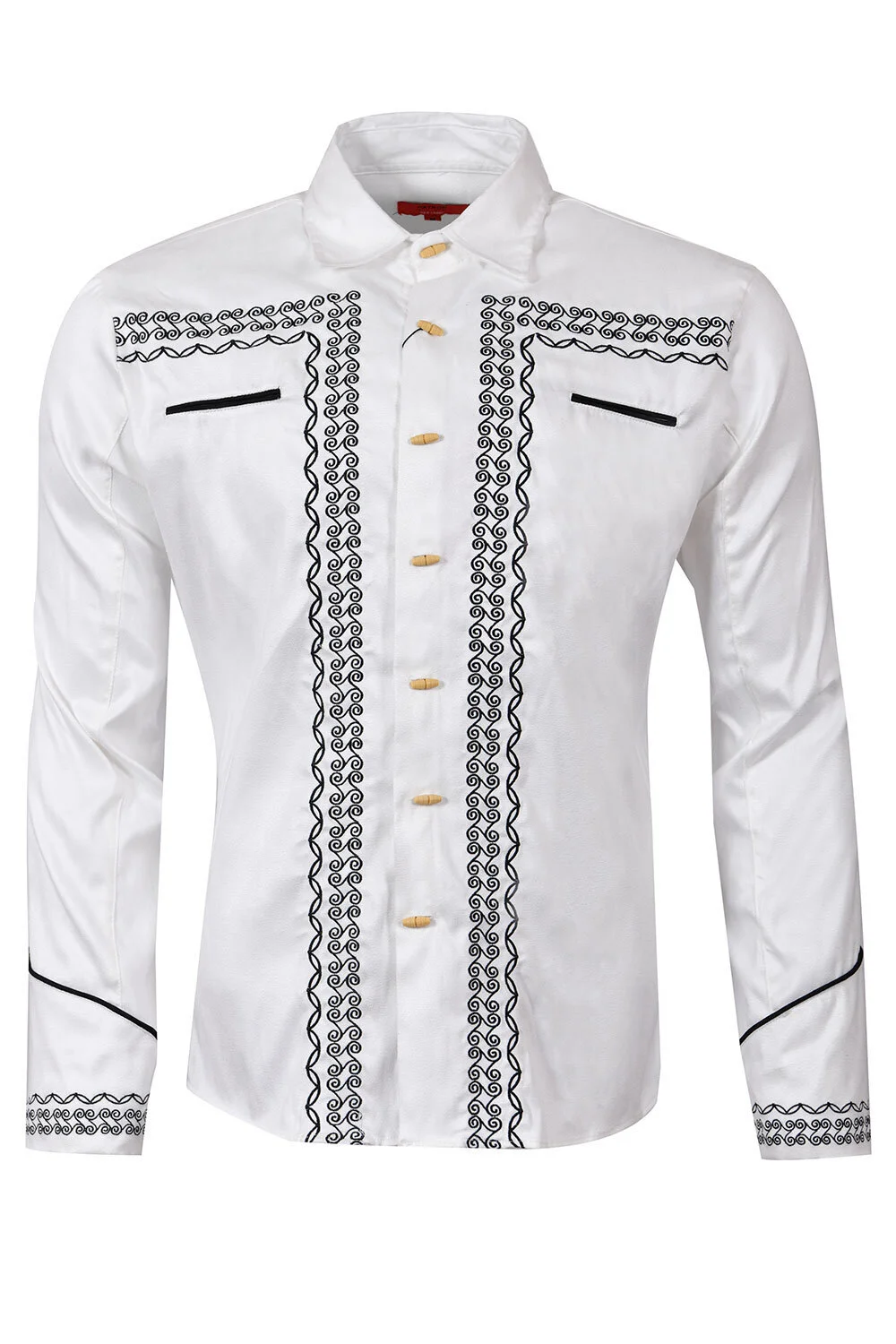 Men's Western Shirt 04480 White