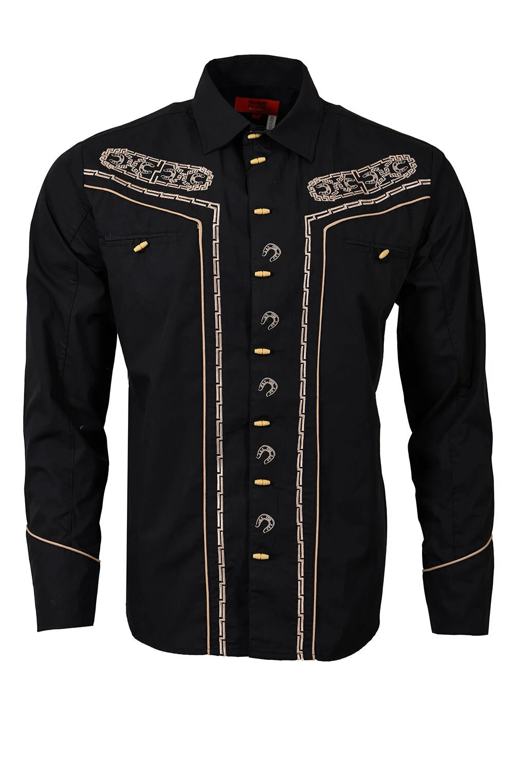 Men's Western Shirt 04475 Black