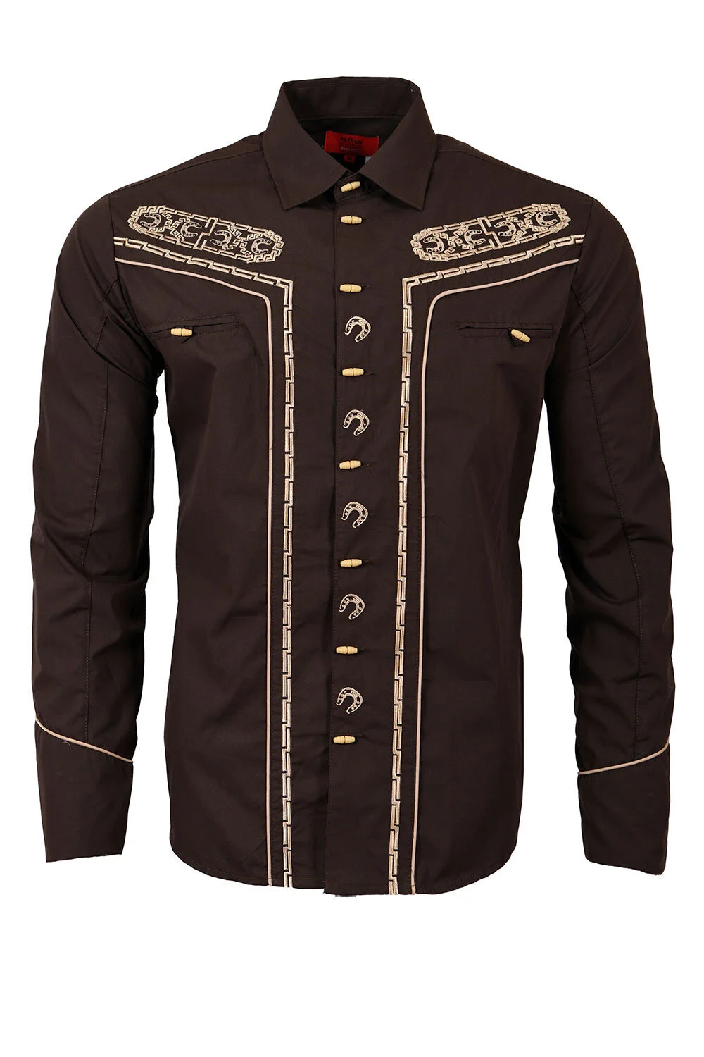 Men's Western Shirt 04475 Brown
