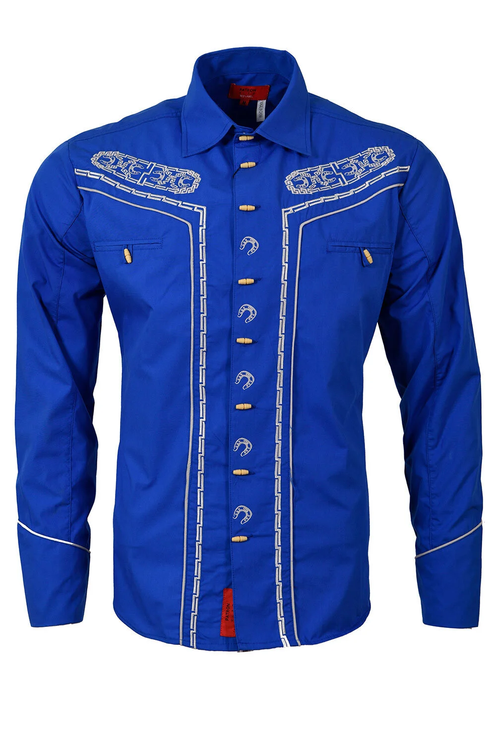 Men's Western Shirt 04475 Royal