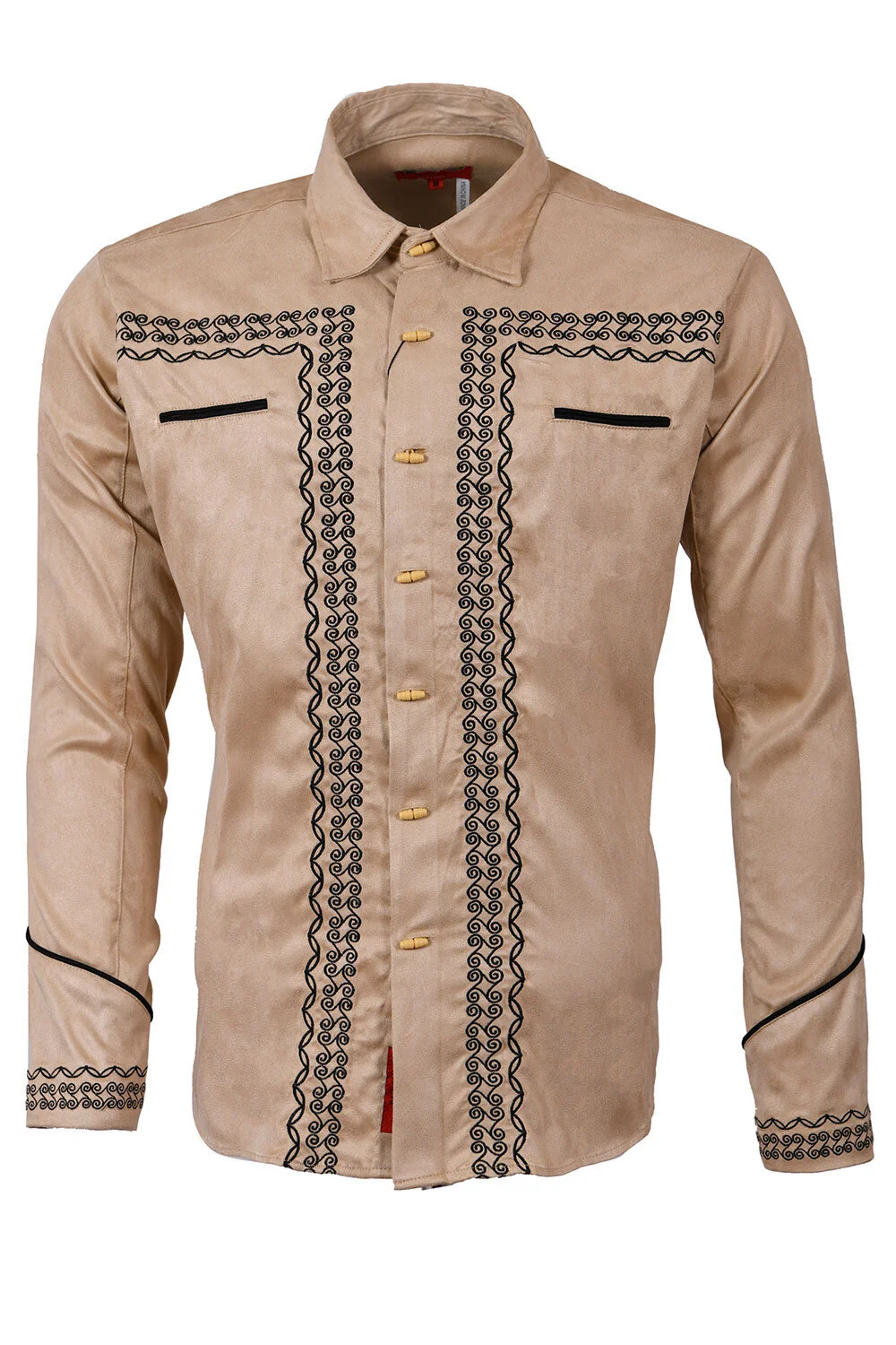 Men's Western Shirt 04480 Khaki