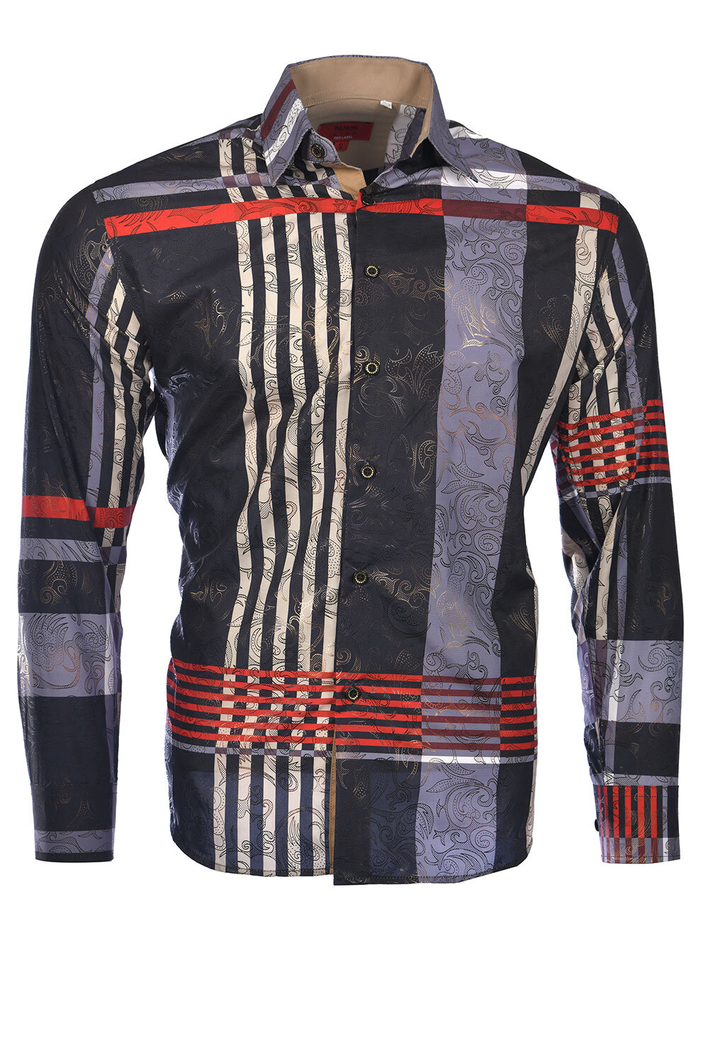 Men's Printed Shirt 1205 Black