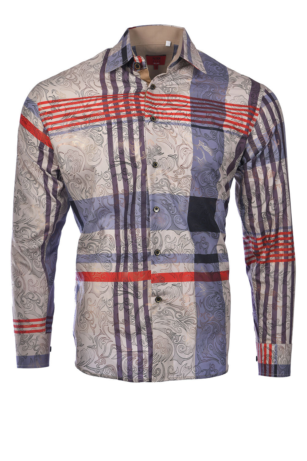 Men's Printed Shirt 1205 Khaki