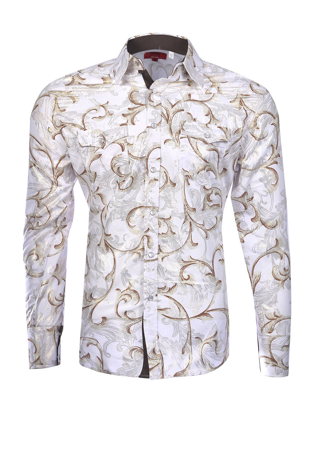 Men's Printed Shirt 1235 White