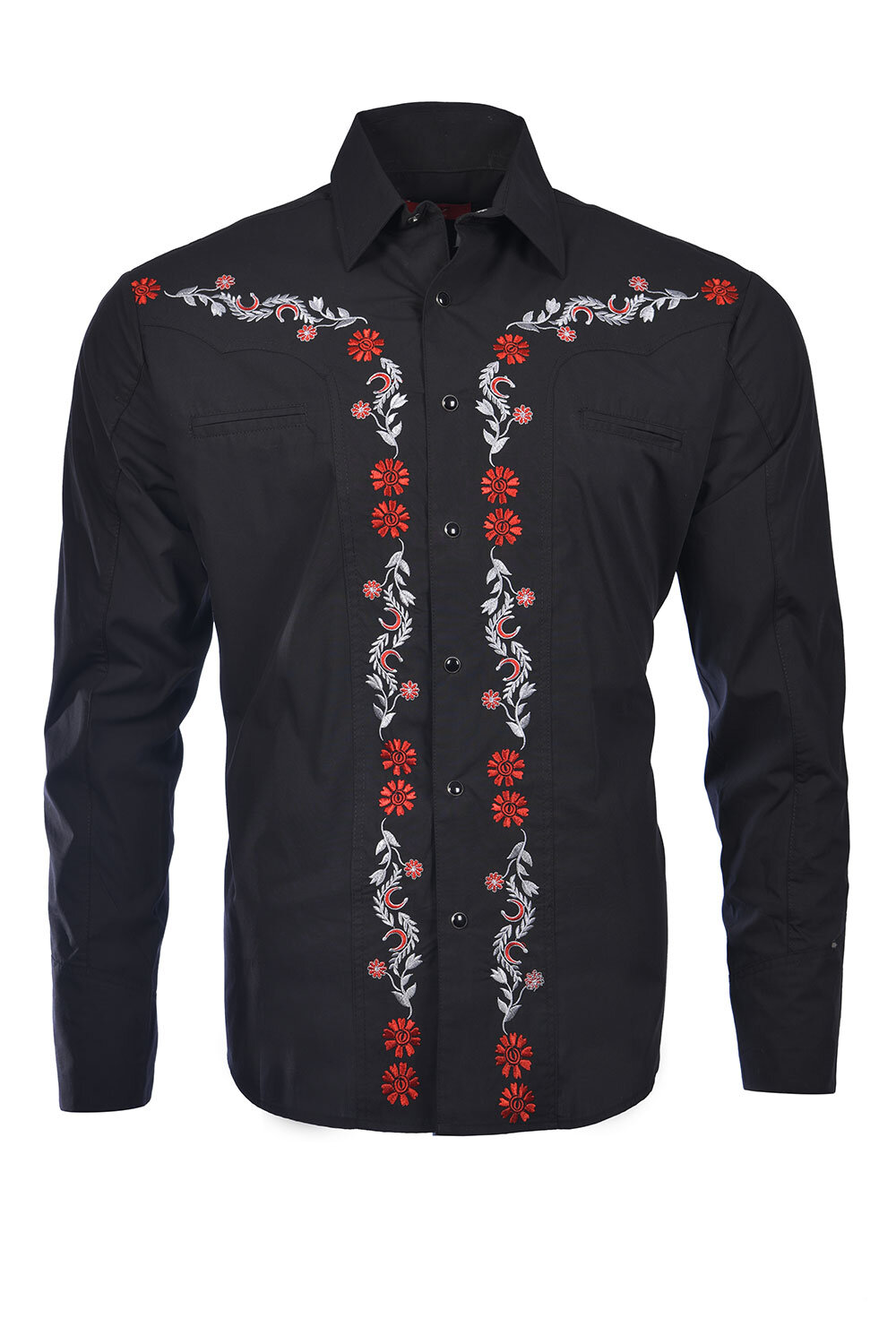 Men's Printed Shirt 04445 Black