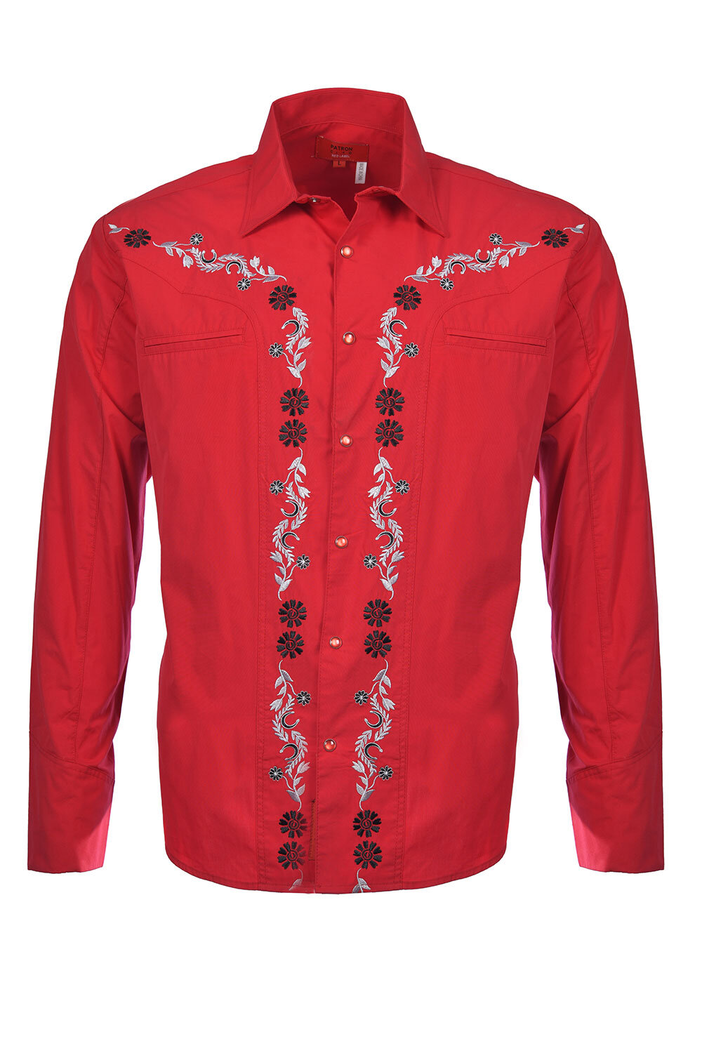 Men's Printed Shirt 04445 Red