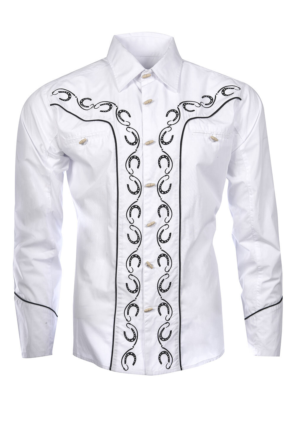 Men's Printed Shirt 05500 White