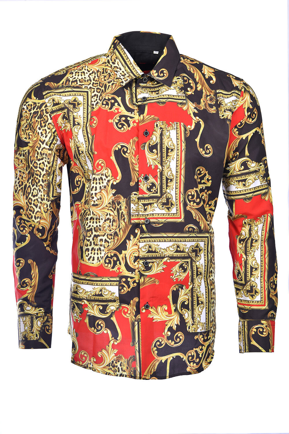 Men's Printed Shirt 1215 Red