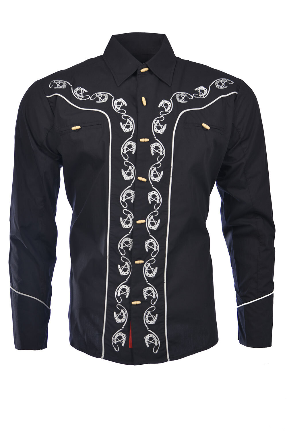 Men's Printed Shirt 05500 Black