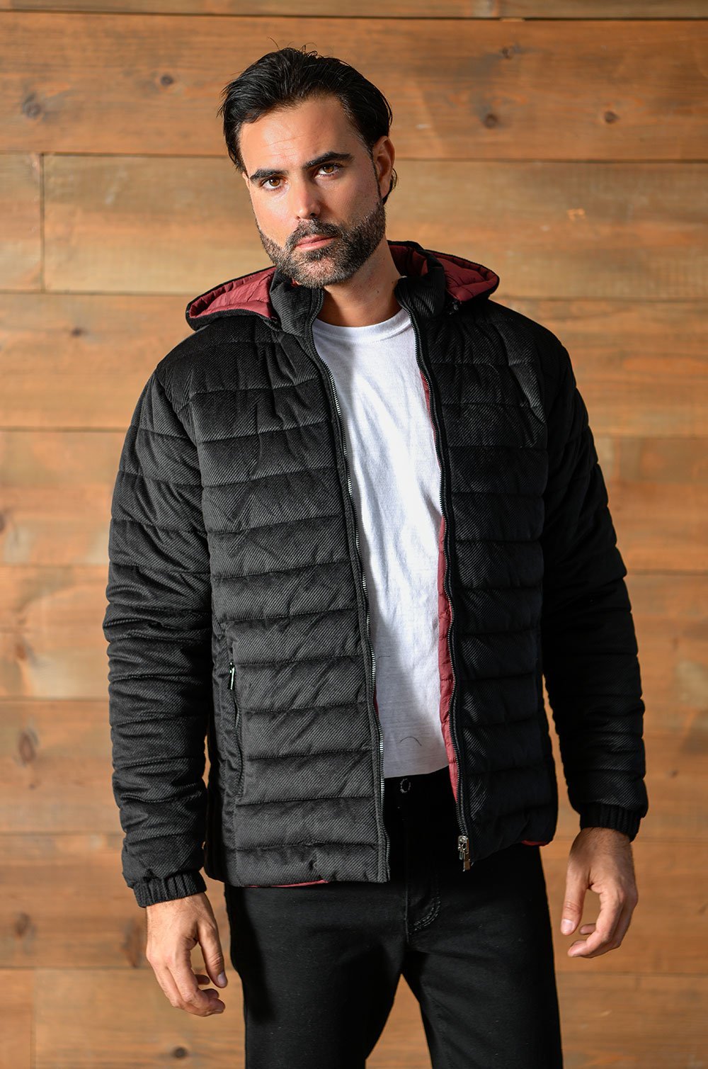 N330 Burgundy Black Reversible