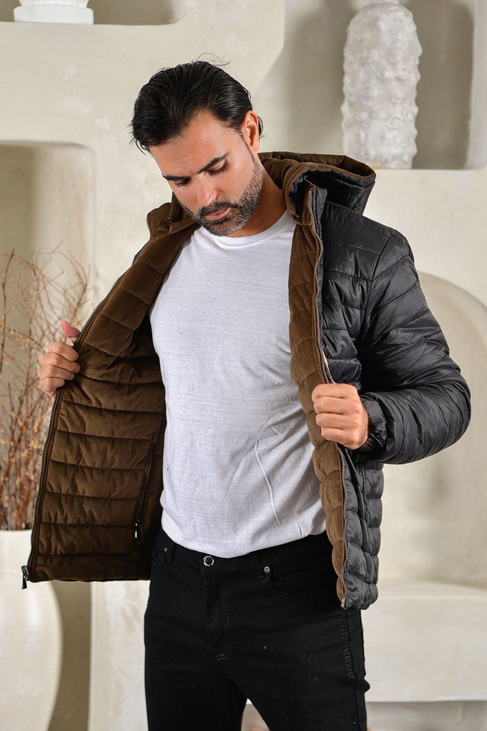 N330 Black Brown Reversible