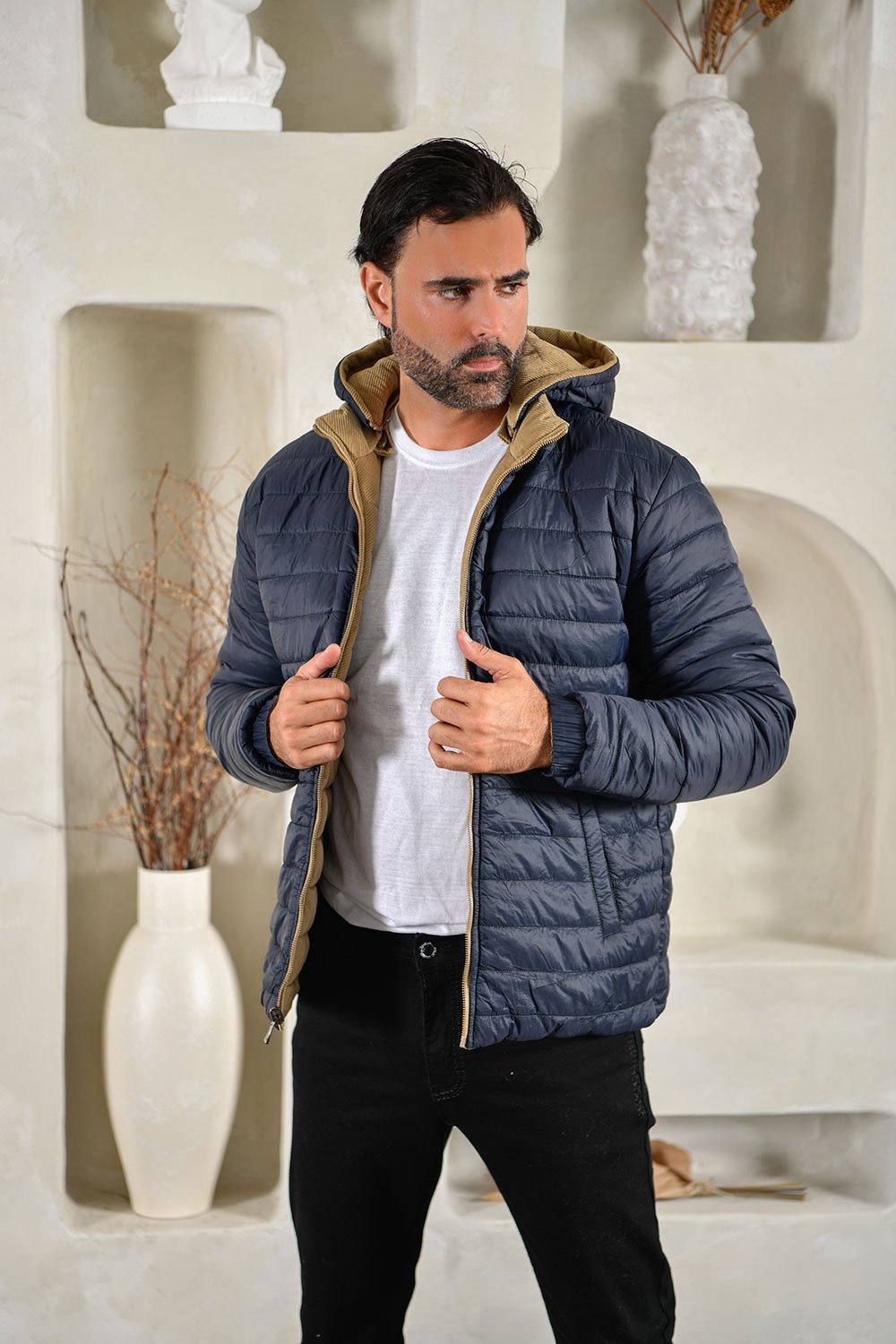 N330 Navy Khaki Reversible